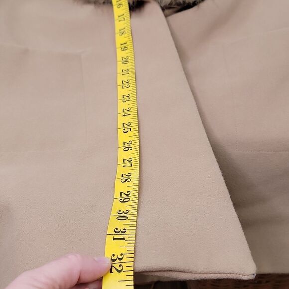 Covington. Contempo Camel Coat with Faux Fur Collar. Size Small. NWT - Picture 10 of 11